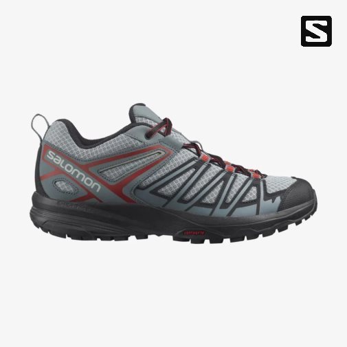 Grey Salomon X Crest Men's Hiking Shoes | IE KO4756